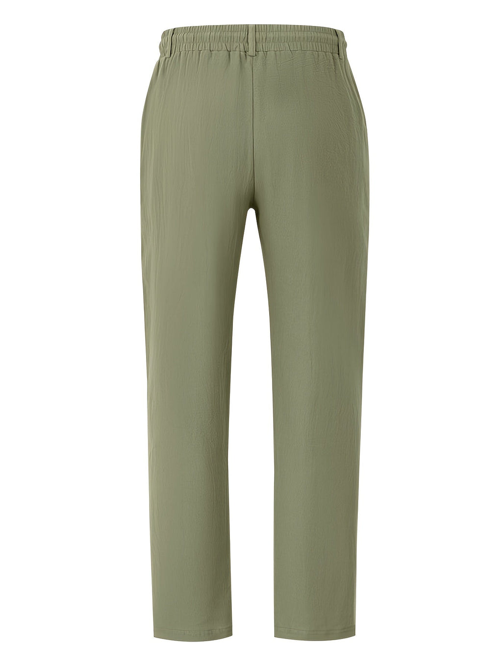 Pantalon en lin coupe ample respirant décontracté homme – Meung