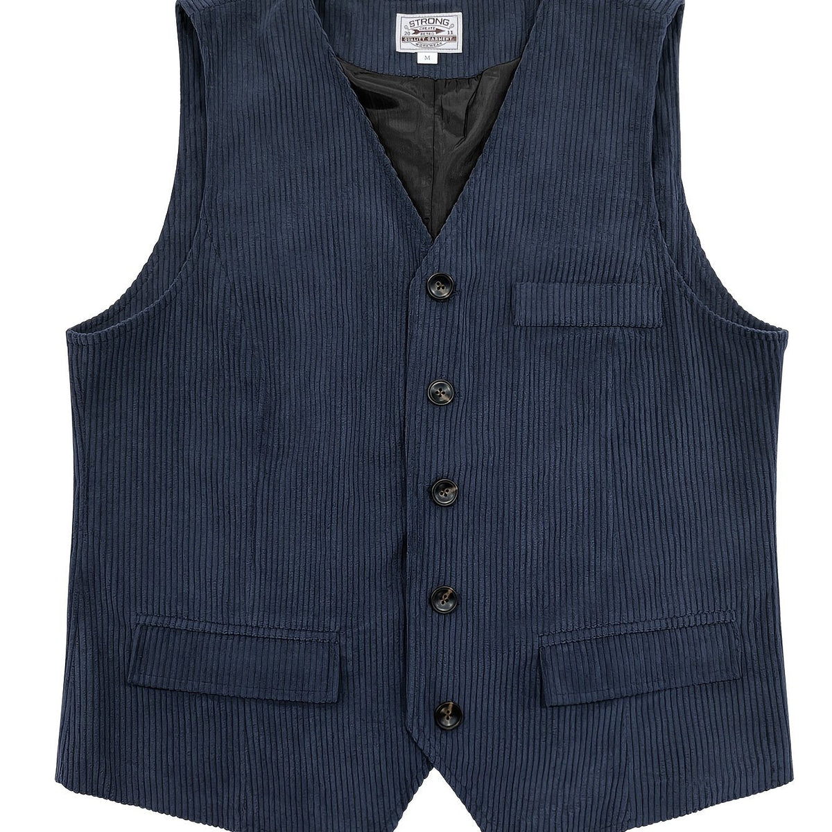 Gilet sans manches boutonné col V