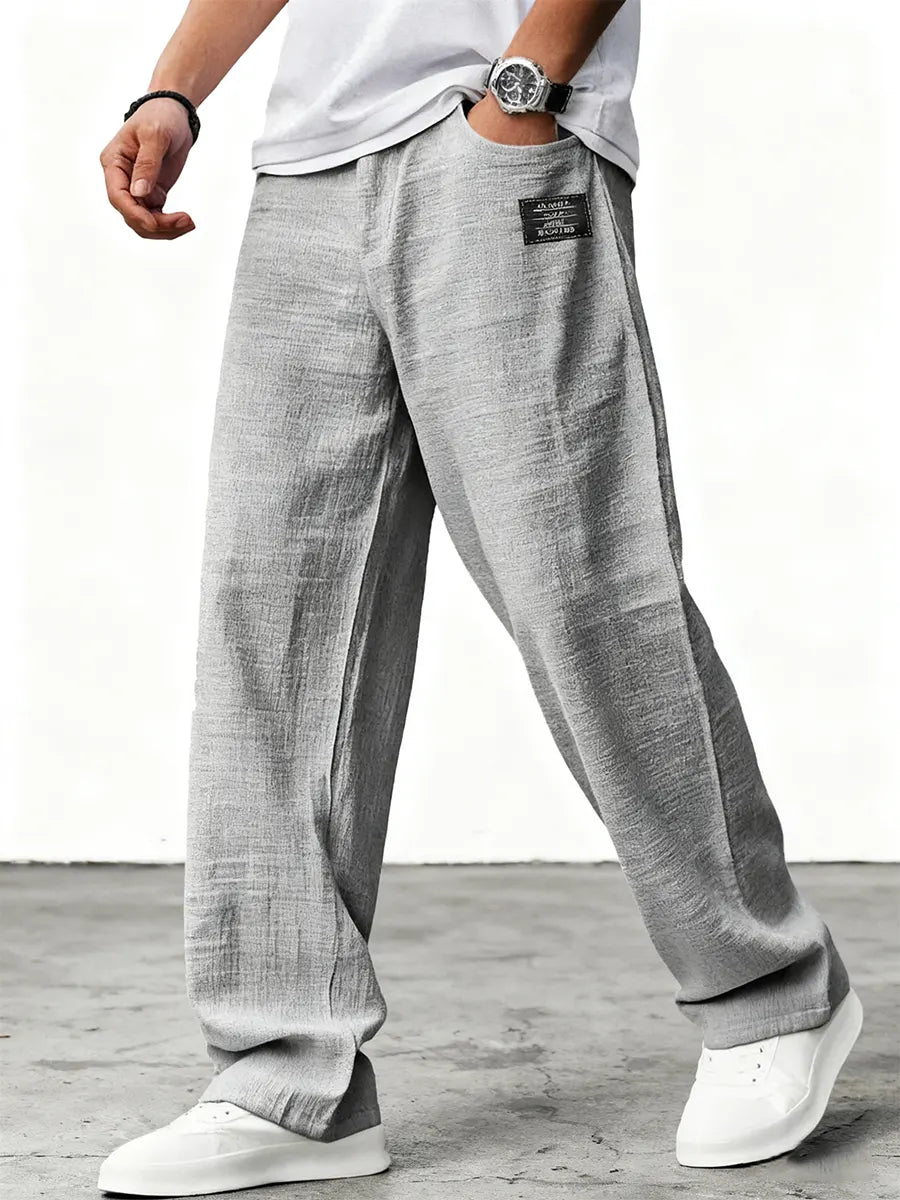 Pantalon fluide à jambe large