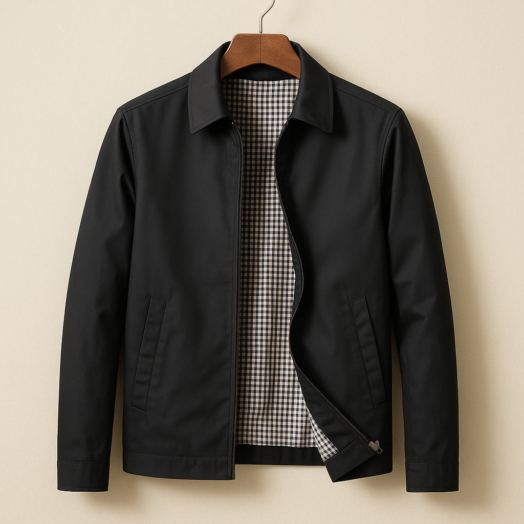 Veste légère doublée à carreaux au style intemporel homme – Allos