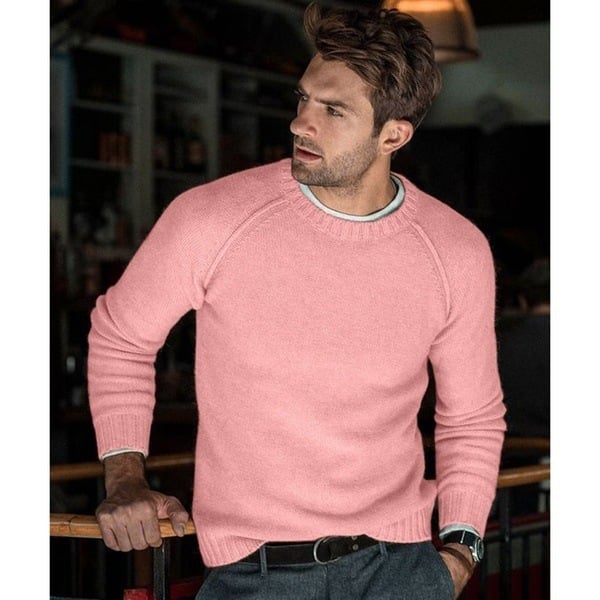Pull en tricot doux décontracté pour le quotidien homme – Montgenèvre