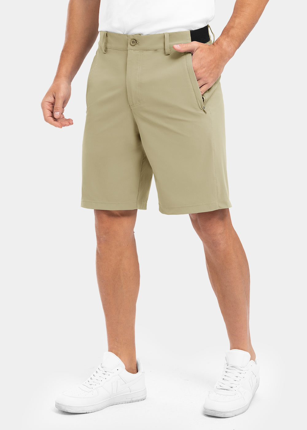 Short taille élastique coupe droite