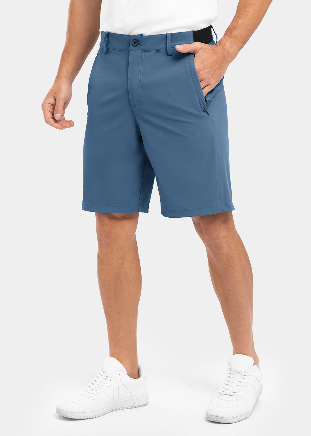 Short taille élastique coupe droite