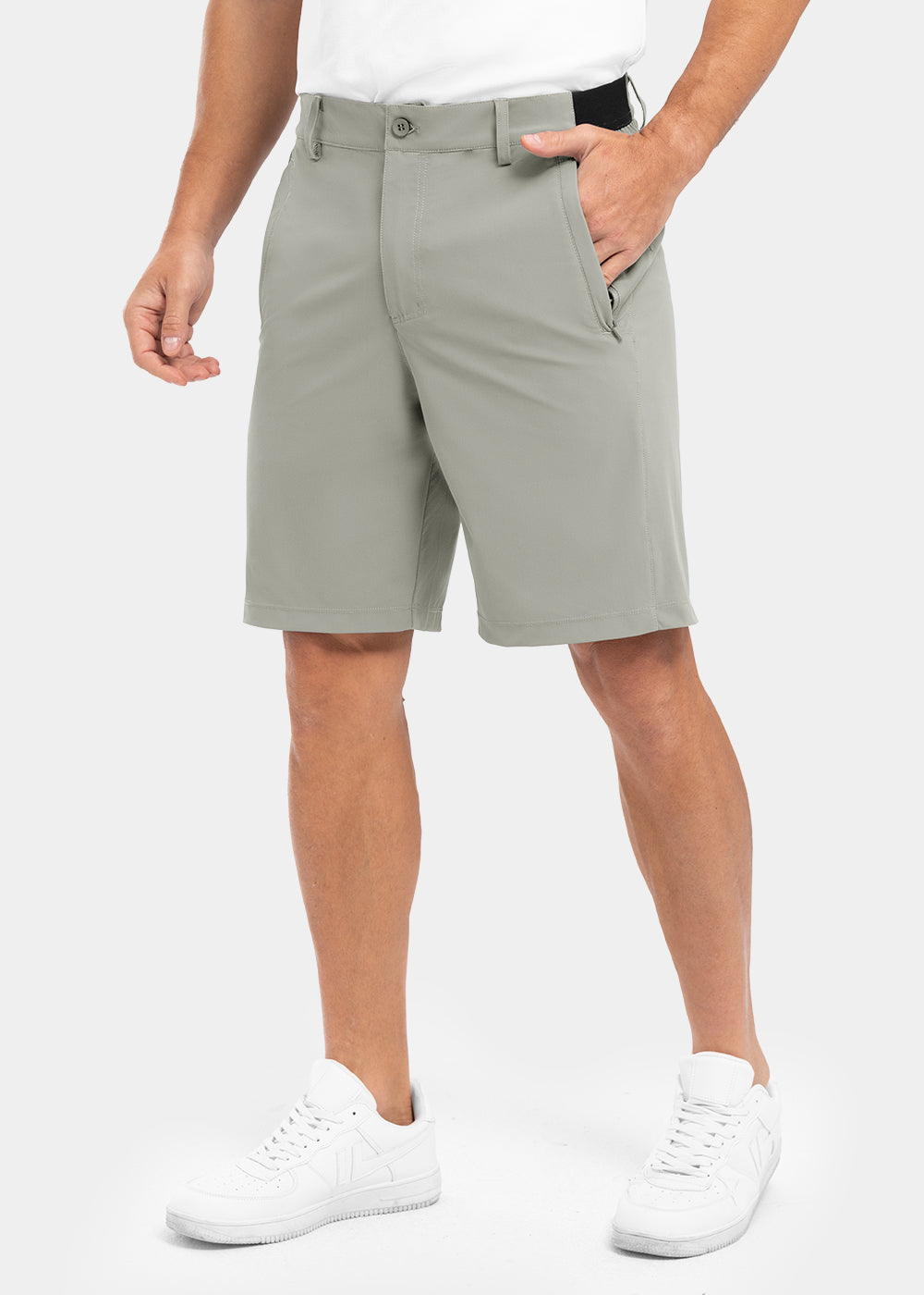 Short taille élastique coupe droite