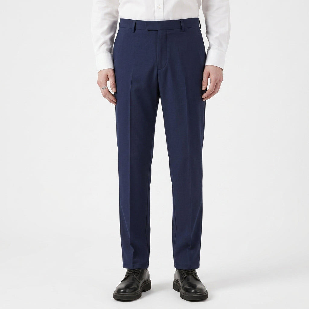 Pantalon élégant fermeture allongée coupe classique pour le bureau homme – Pont-l'Évêque