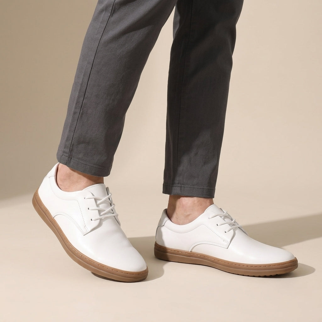 Chaussures à lacets semelle contrastée silhouette intemporelle homme – Castillon