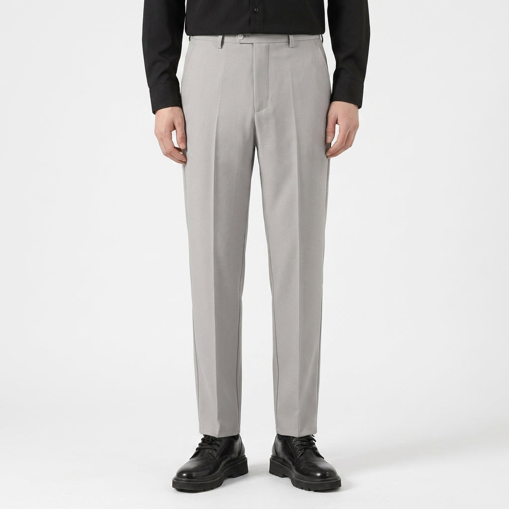 Pantalon élégant fermeture allongée coupe classique pour le bureau homme – Pont-l'Évêque