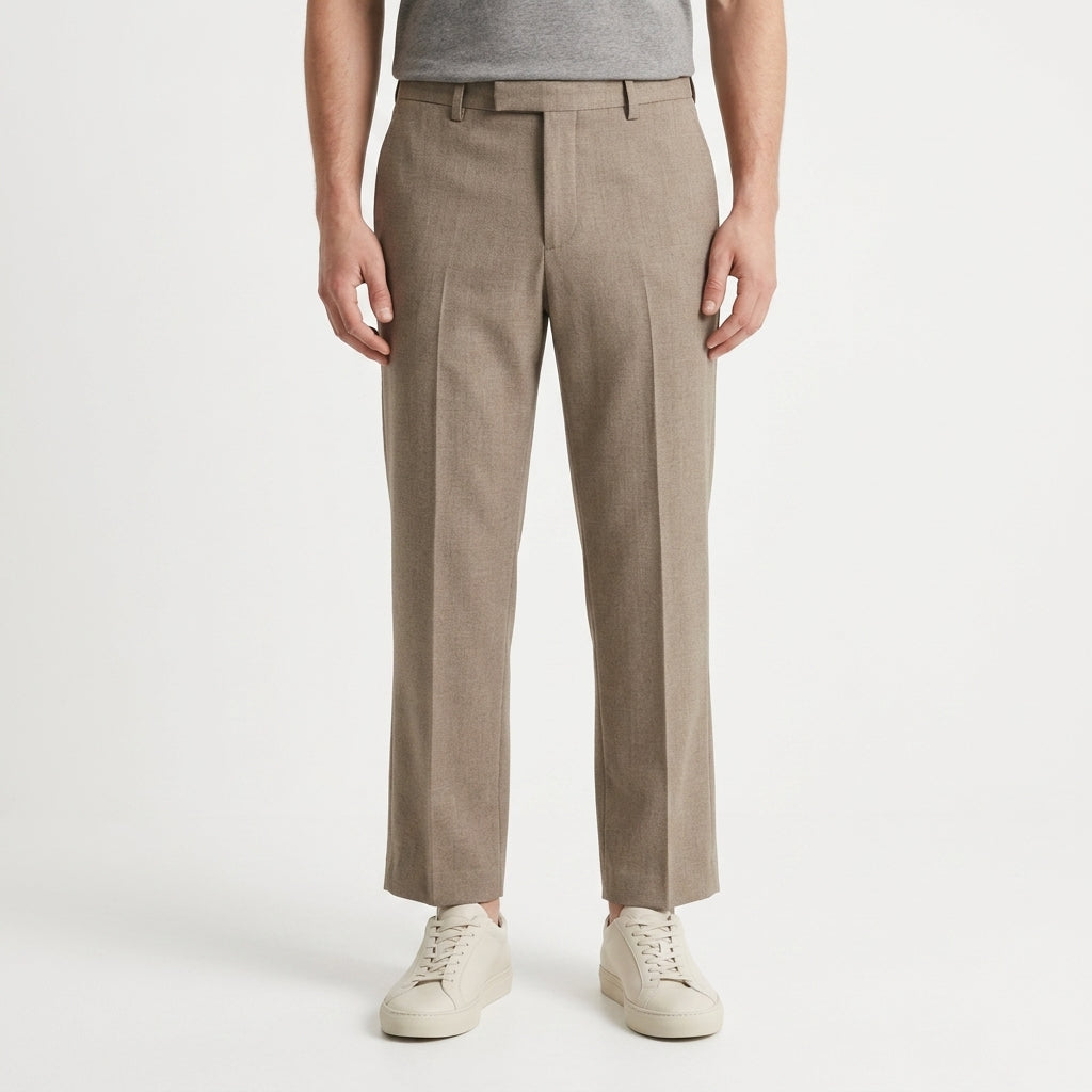 Pantalon élégant fermeture allongée coupe classique pour le bureau homme – Pont-l'Évêque