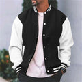 Veste bomber varsity inspirée des campus coupe sportive classique homme – Rochefort