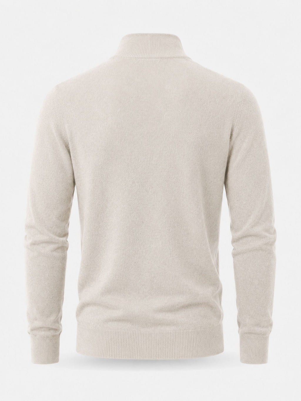 Pull en laine mérinos à col montant zippé douceur raffinée homme – Mérignac
