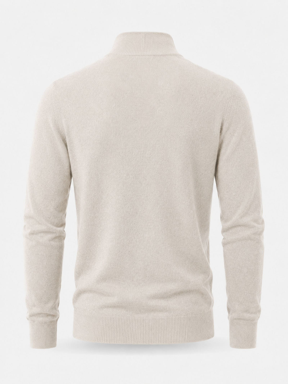 Pull en laine mérinos à col montant zippé douceur raffinée homme – Mérignac
