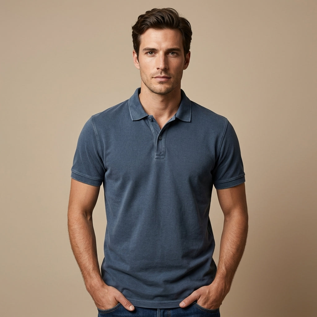 Polo à manches courtes coupe soignée finitions nettes classique homme – Gradignan