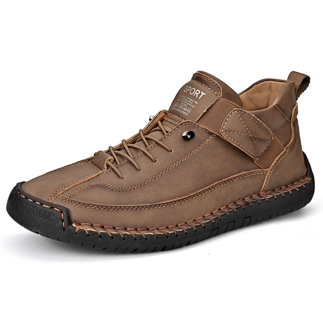 Chaussures à lacets en cuir souple confort orthopédique homme – Blaye
