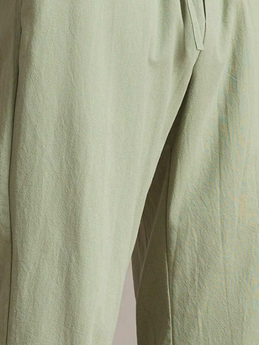 Pantalon d'été léger à taille cordon