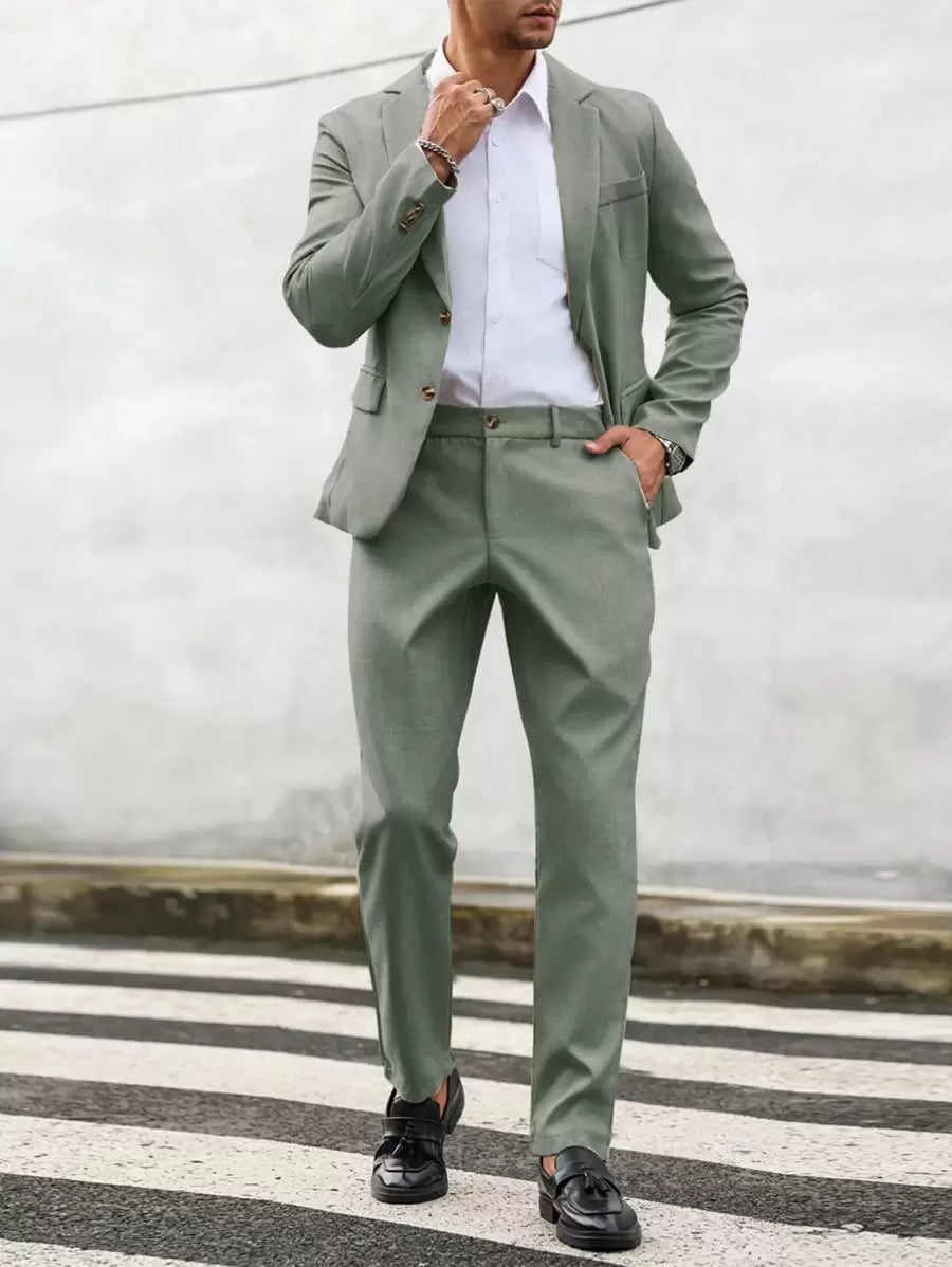 Ensemble d'été léger veste et pantalon de costume sur mesure homme – Goury