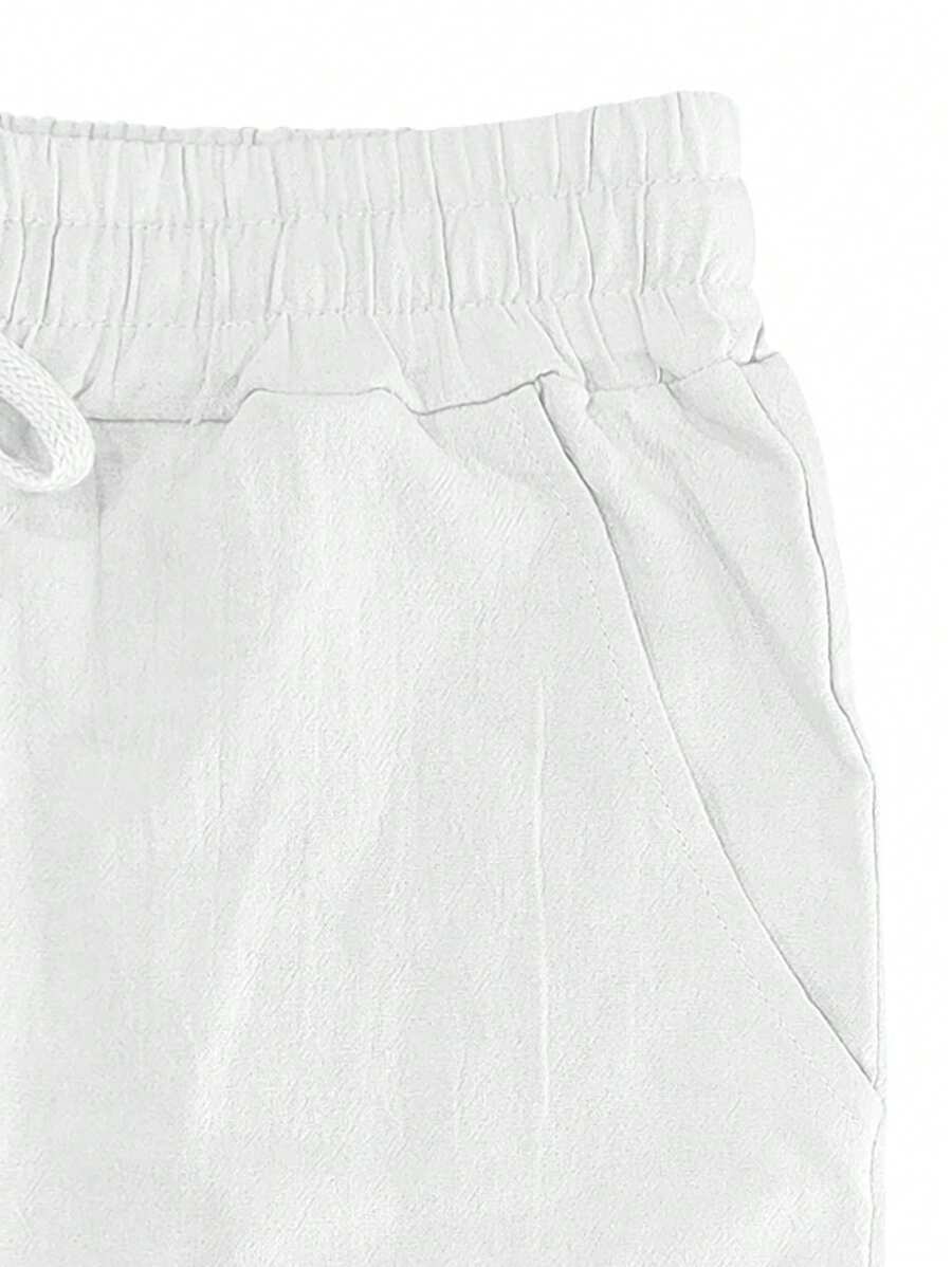 Pantalon léger en lin avec cordon au style intemporel homme – Frémicourt