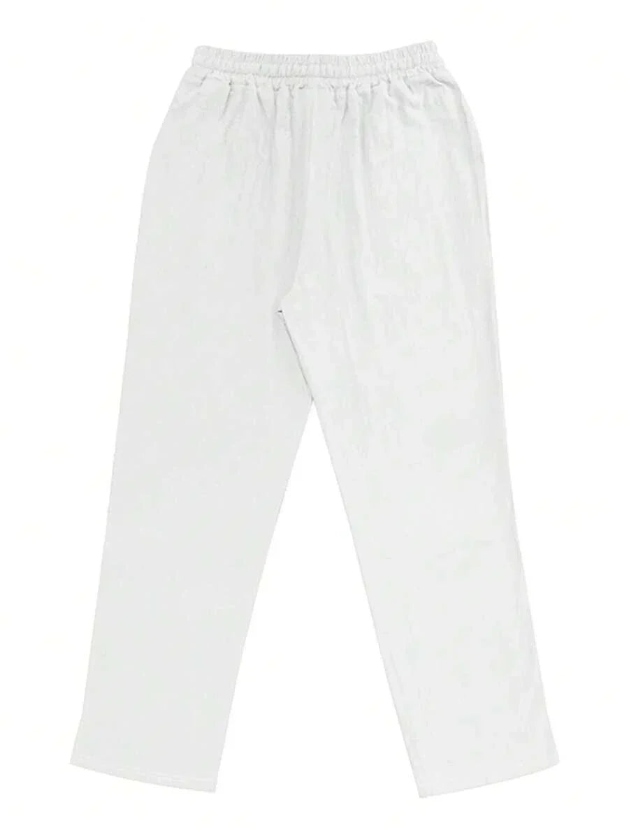 Pantalon léger en lin avec cordon au style intemporel homme – Frémicourt
