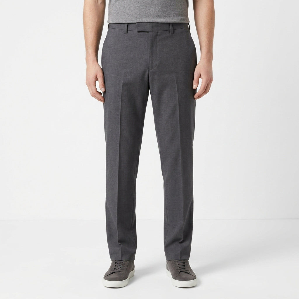 Pantalon élégant fermeture allongée coupe classique pour le bureau homme – Pont-l'Évêque