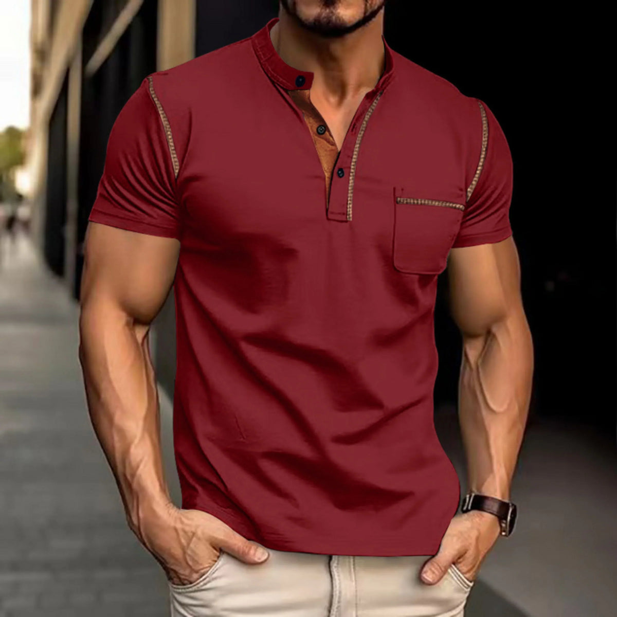 Polo classique pour le quotidien au style intemporel homme – Delambre