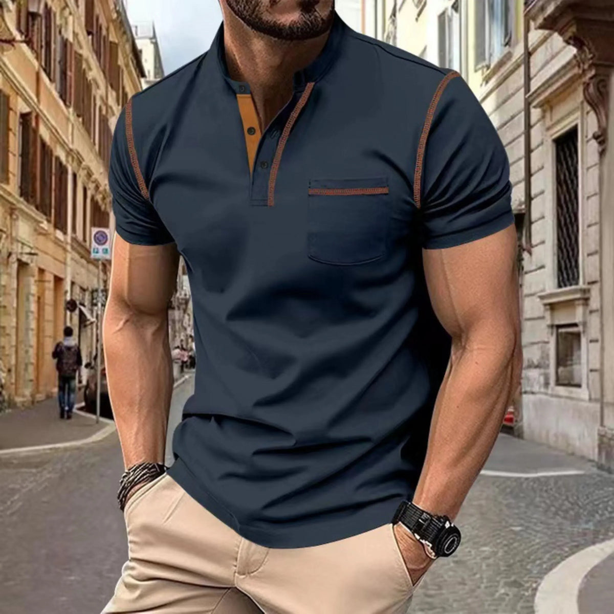 Polo classique pour le quotidien au style intemporel homme – Delambre