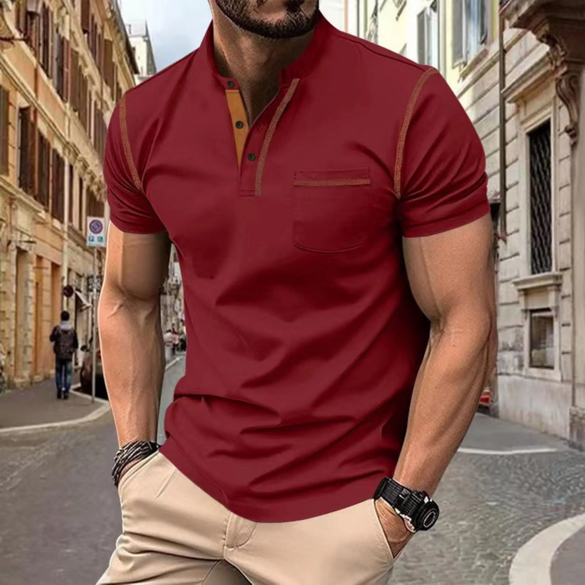 Polo classique pour le quotidien au style intemporel homme – Delambre