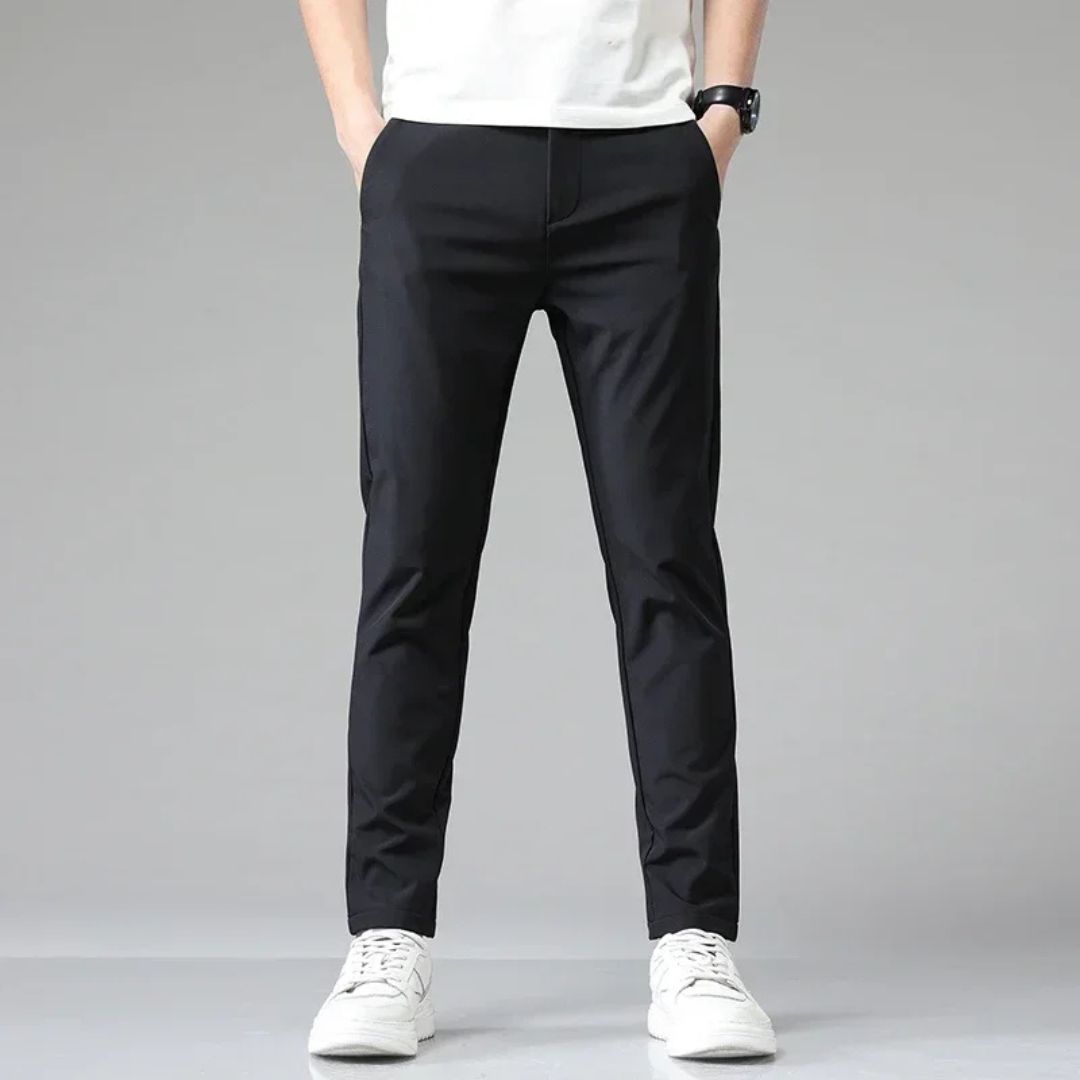 Pantalon slim extensible taille élastique