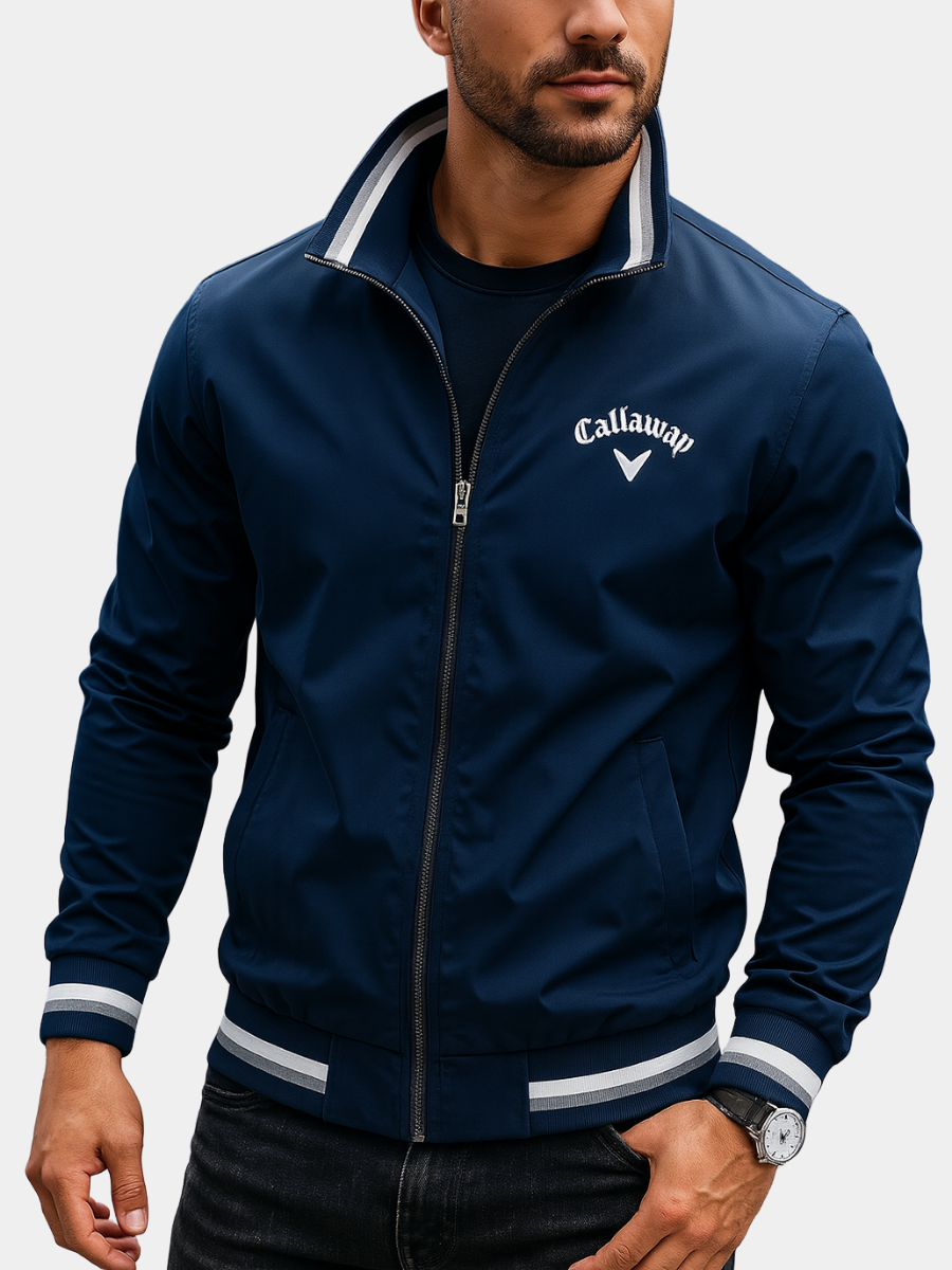 Veste mi-saison sportive coupe moderne pour golf ou ville homme – Cambo