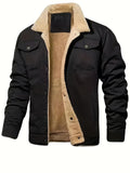 Veste doublée sherpa chaude au style intemporel homme – Saint-Martin-Vésubie