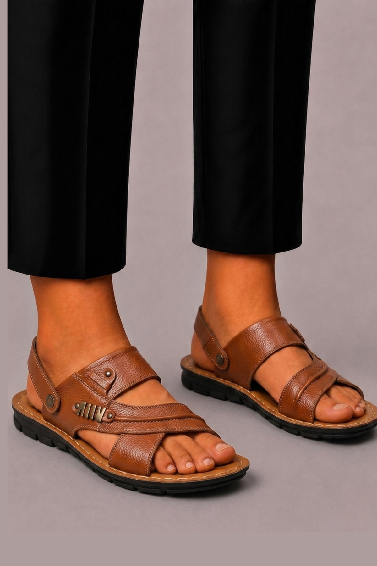 Sandales à boucles ouvertes pour l'été simplicité et confort homme – Marais