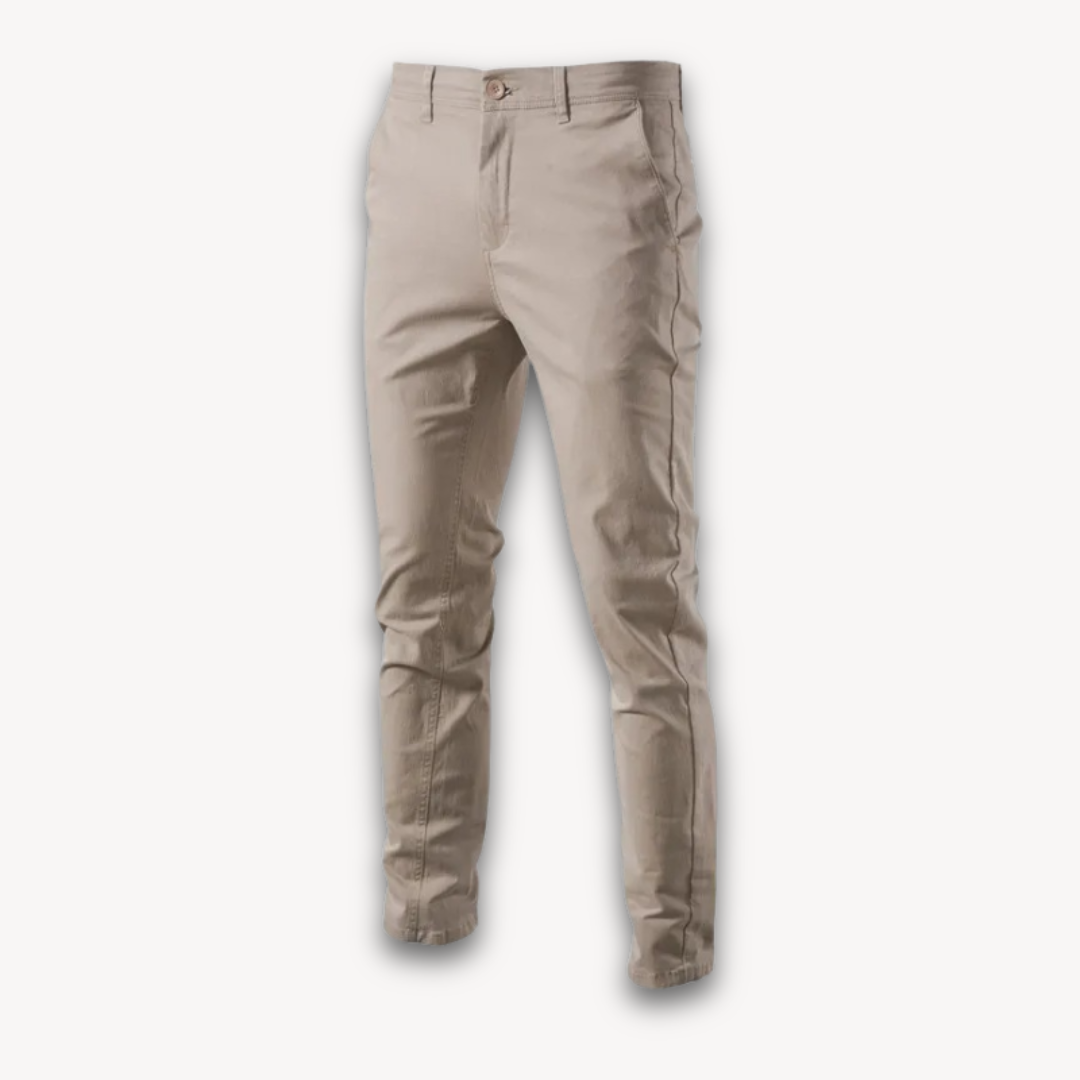 Pantalon chino à coupe ajustée
