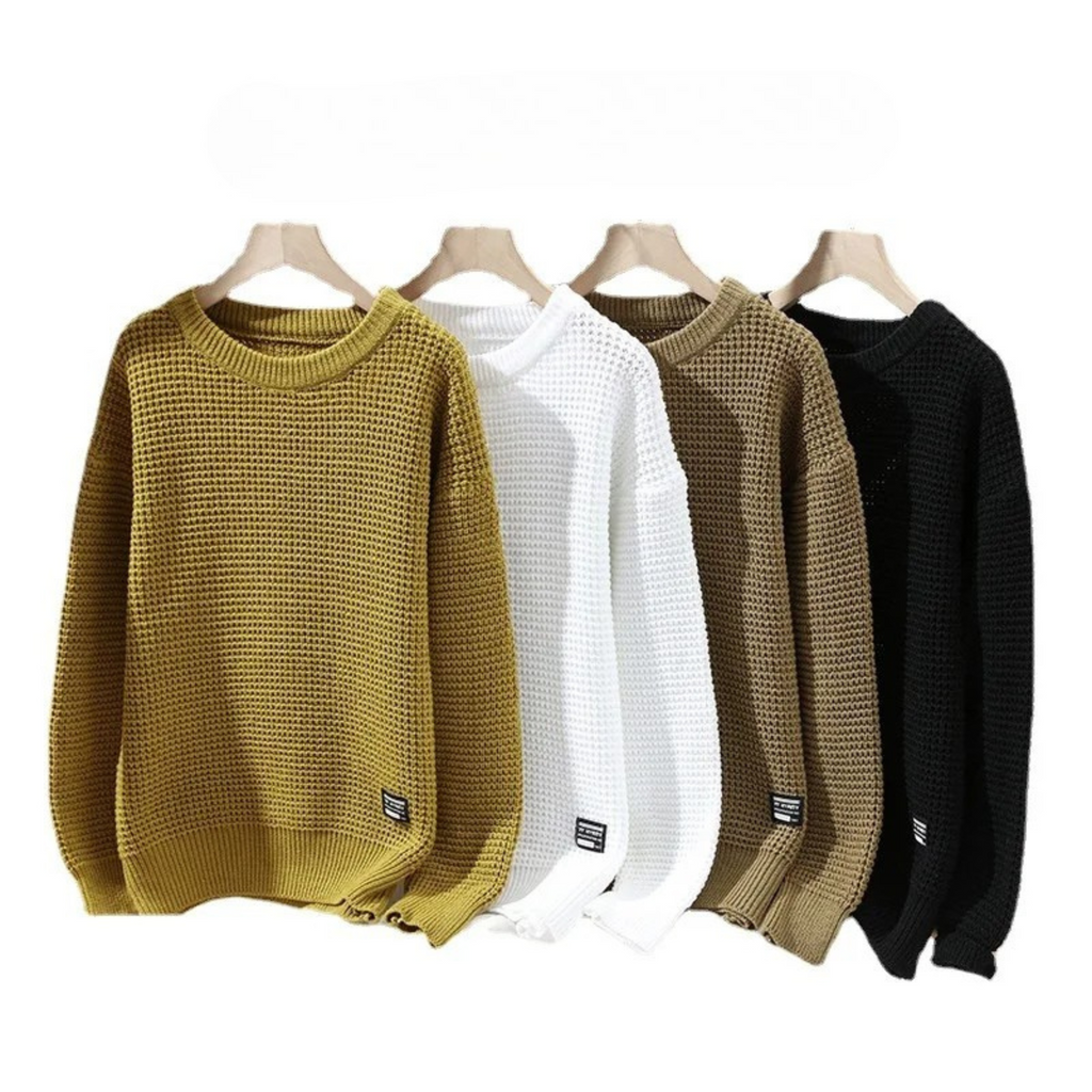 Pull en maille nid d'abeille texturée coupe confortable homme – Hossegor