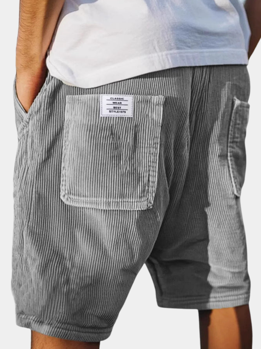 Short chic en velours côtelé au style intemporel homme – Laborde