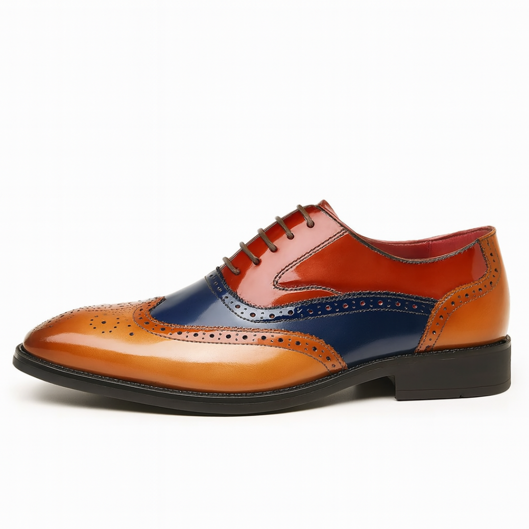 Chaussures brogues à bout fleuri