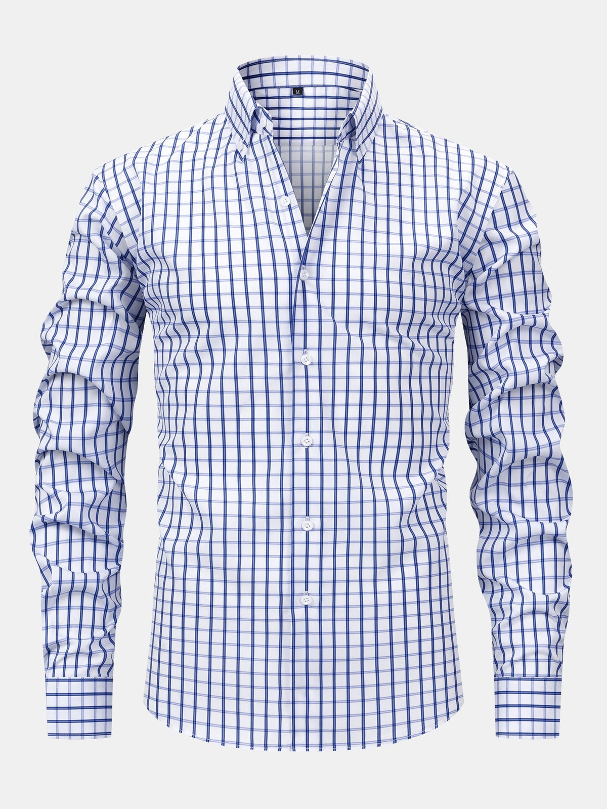 Chemise à carreaux manches longues