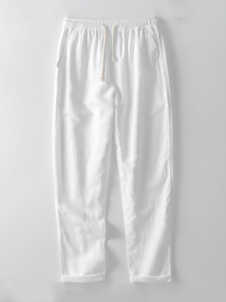 Ensemble chemise rayée et pantalon droit