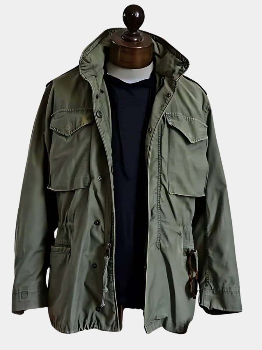 Veste de terrain militaire à poches rabat
