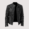 Veste en cuir haut de gamme coupe élégante homme – Chaussée-d'Antin