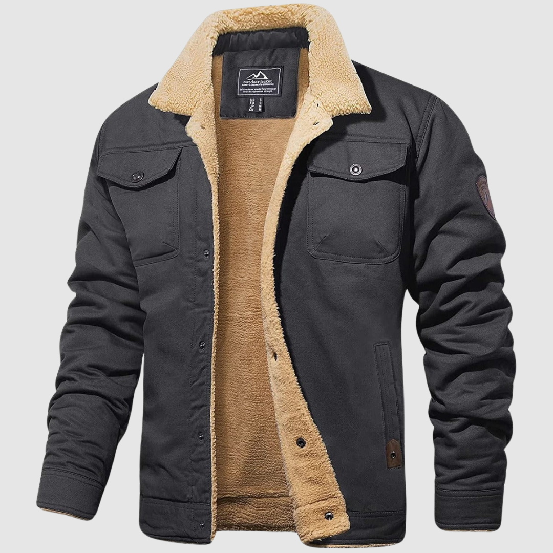 Veste bomber intemporelle zippée à la finition soignée homme – Gigondas