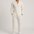 Ensemble haut manches longues et pantalon assorti coupe droite homme – Souzay