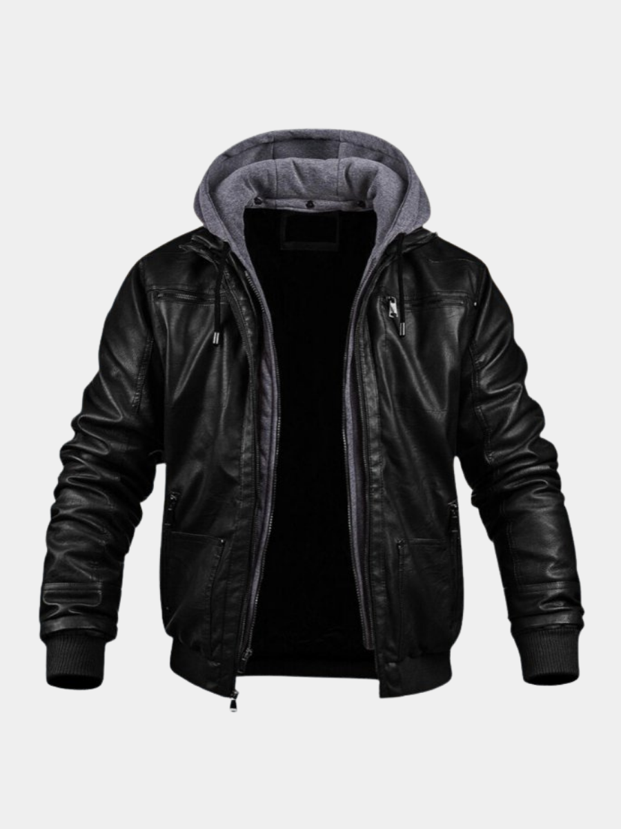 Veste en cuir de luxe charme classique force intemporelle homme – Saint-Lô