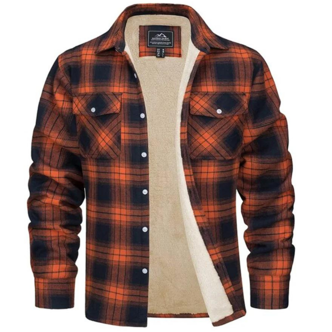 Veste à carreaux classique et décontractée pour les journées fraîches homme – Cézembre