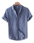 Chemise d'été de luxe en lin respirante pour grandes chaleurs homme – Plancoët