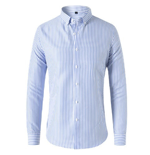 Chemise à rayures affirmées au chic discret au style intemporel homme – Saignon