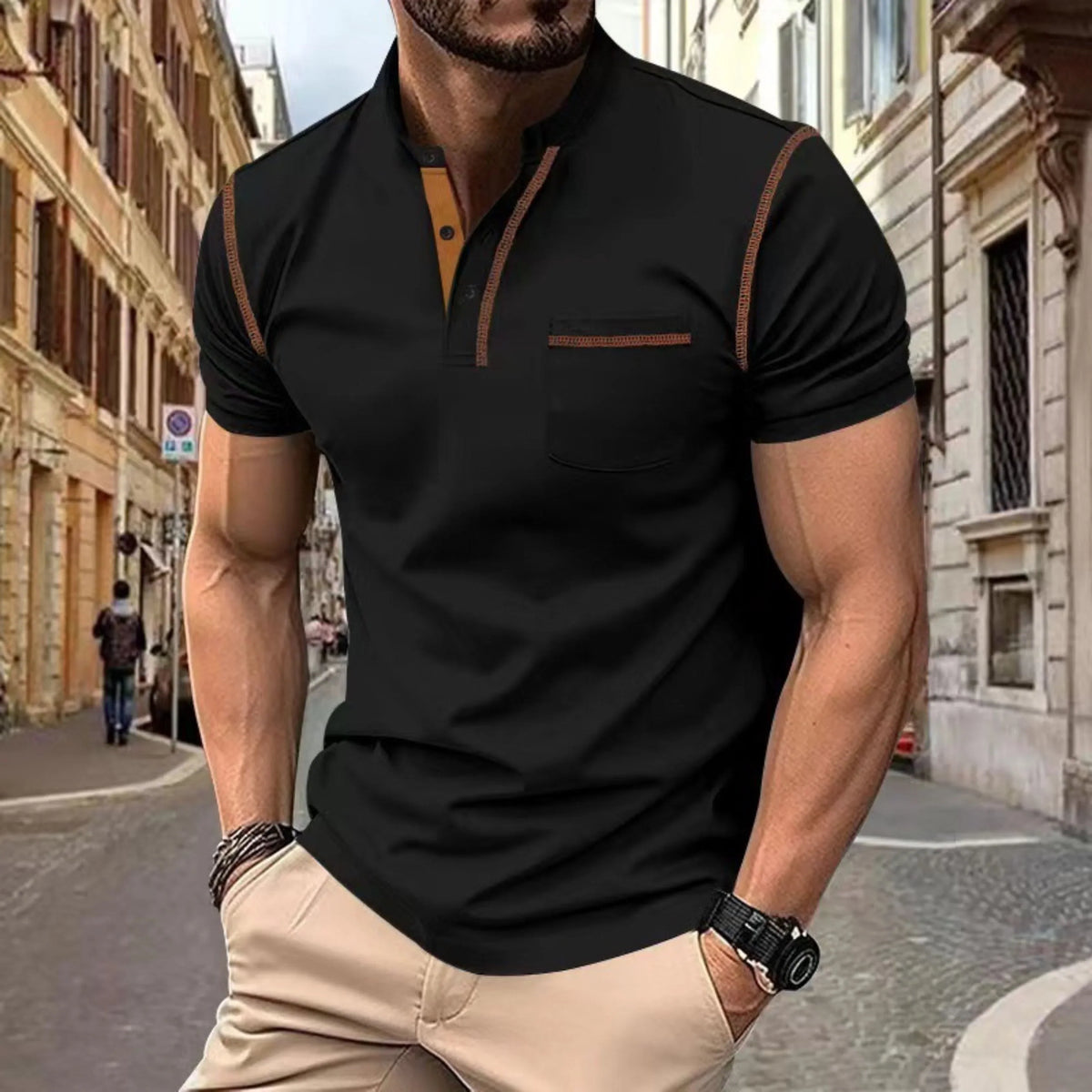 Polo classique pour le quotidien au style intemporel homme – Delambre