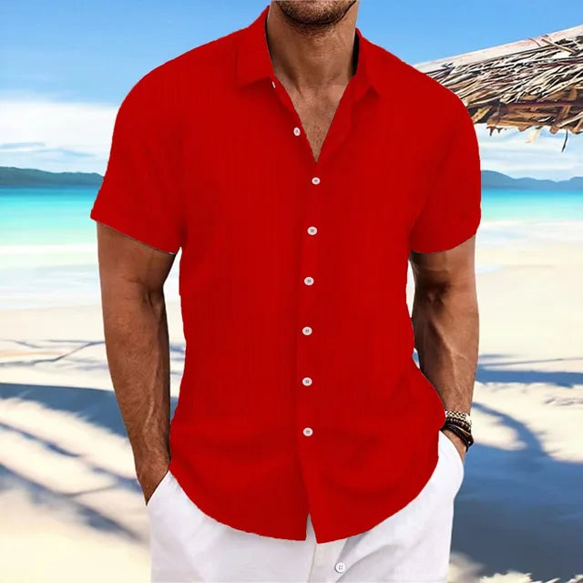 Chemise légère en lin respirant coupe élégante homme – Pont-Neuf