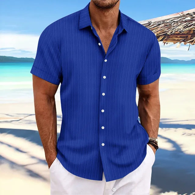Chemise légère en lin respirant coupe élégante homme – Pont-Neuf