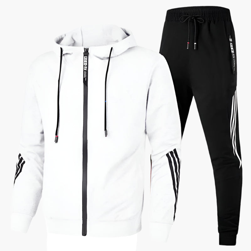 Ensemble de sport veste zippée à capuche et pantalon homme – Morey