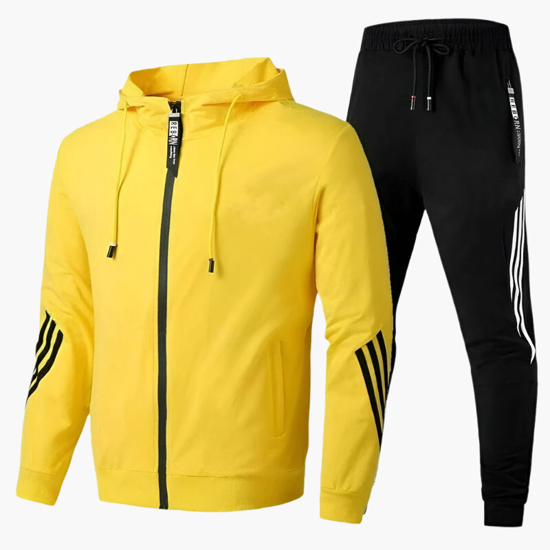 Ensemble de sport veste zippée à capuche et pantalon homme – Morey