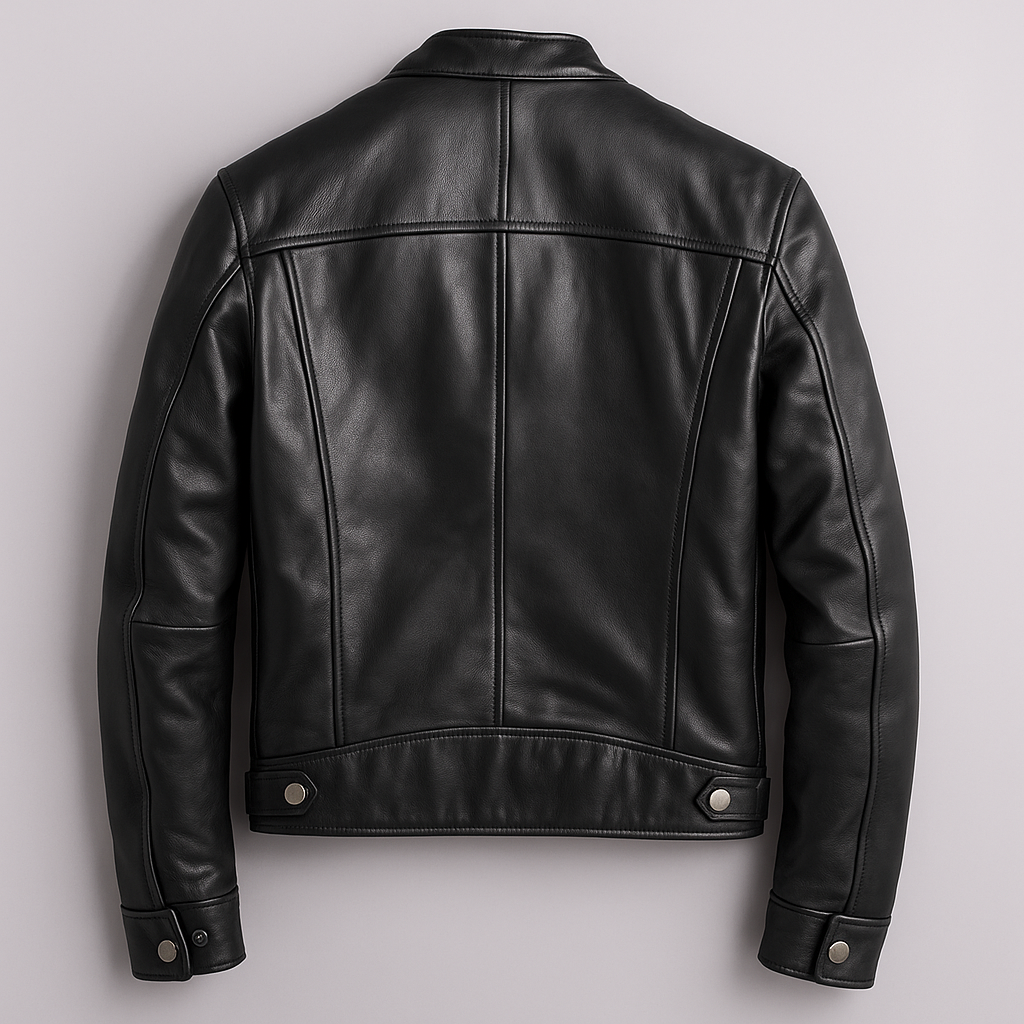 Blouson bomber en cuir vieilli à patine vintage homme – Auteuil