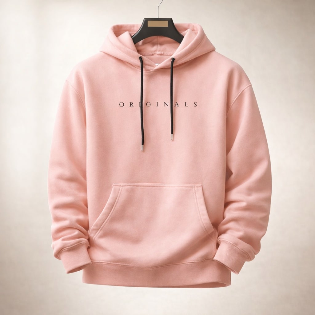 Sweat à capuche coupe droite